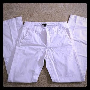 Gap white perfect trouser straight fit/leg Size 2